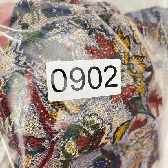 Blue Earth Boho Pants Pull On Lightweight Pockets Multicolor Womens Medium - Picture 11 of 11